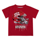 Red UL Football Helmet T-Shirt