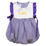 Bessie LSU Gingham Bubble