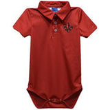 Dave Infant UL Red Polo Onesie