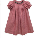Meagan UL Gingham Bishop Dress
