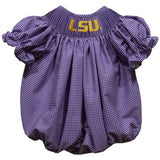 Emma LSU Smocked Bubble