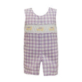 Watercolor Gingham Tiger Jon Jon