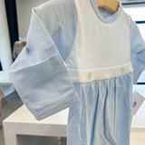 Blue Striped Footie