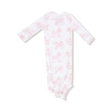 Farm Toile Pink Knotted Gown