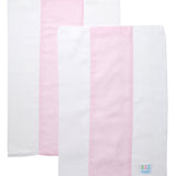 Small Check Set Of Two Burp Pink