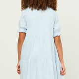 Mollie Blue Tie Mini