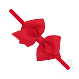 Extra Small Red Bow On Band