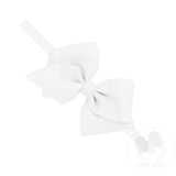 Extra Small White Bow on Band