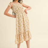 Juliette Waist Midi Dress