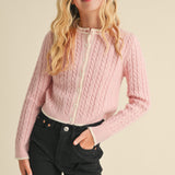 Ella Pink Cardigan