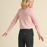 Ella Pink Cardigan