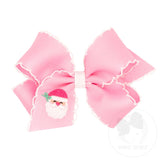 Medium Pink Santa Bow