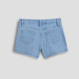 Asymmetrical Denim Skort