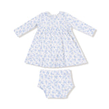 Romi Floral Simple Dress + Bloomer