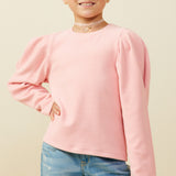 Margo Pink Striped LS