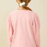 Margo Pink Striped LS