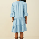 Sadie Washed Denim Dress