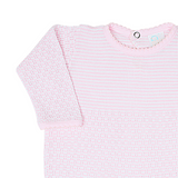 Paty Knit Romper with Pima Binding (Long Sleeve)