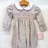 Girls Pink Liberty Floral Dress
