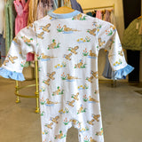 Girls Duck Footless Onesie