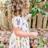 Texas Bluebonnet - Short Sleeve Pocket Dress