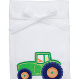 Tractor Applique Burp