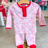 Milk & Cookies Pink Pajamas