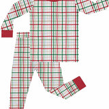 Festive Plaid- LS PJs