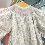 Vivian Floral Smocked Bubble
