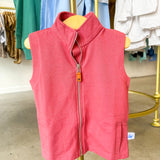 Knit Vest- Red