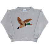 Duck Grey Crewneck Sweater