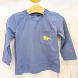Blue Excavator Pocket Tee