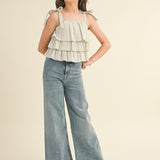 Sadie Wide Leg Denim Pants