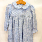 Girls Blue Liberty Print Dress