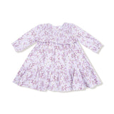 Sweet Dream Floral Smocked Ruffle LS Dress + Leggings