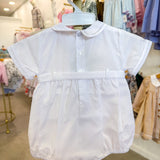 White Lace Button Belt Creeper