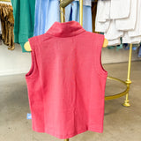 Knit Vest- Red
