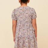 Lavender Ditsy Floral Dress
