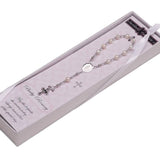 Sterling Silver White Rosary