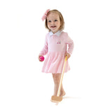 Pink Golf Carts LS Polo Bodysuit Dress