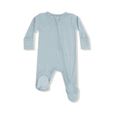 2 Way Zipper Footie - Jadeite