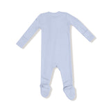 2 Way Zipper Footie- Niagara Mist
