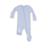 2 Way Zipper Footie- Niagara Mist