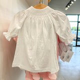 White Smocked Bishop Dress