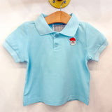 Light Blue Santa Polo Shirt