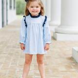 Blue Blooms Hallie Diaper Set