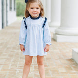 Blue Blooms Hallie Diaper Set