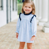 Blue Blooms Hallie Diaper Set