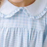 Catherine Dress- Light Blue Gingham