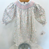 Vivian Floral Smocked Bubble